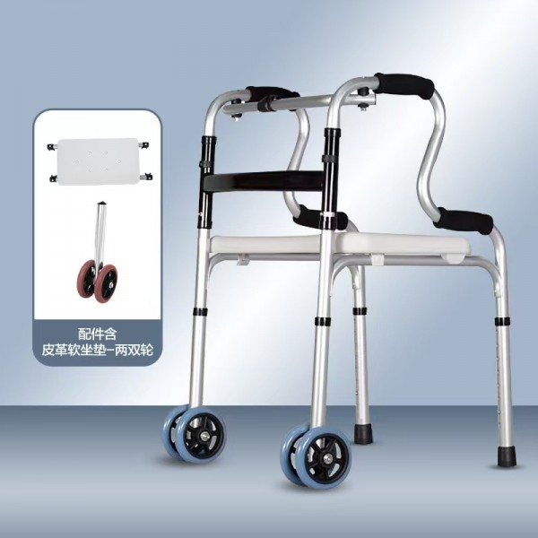 好步助行器老人用品走路铝合金残疾人行走辅助器老年助步器助残