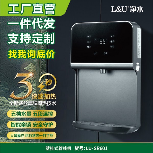 L&U新款壁挂式管线机即热小型家用速热饮水机餐边柜直饮机净水器