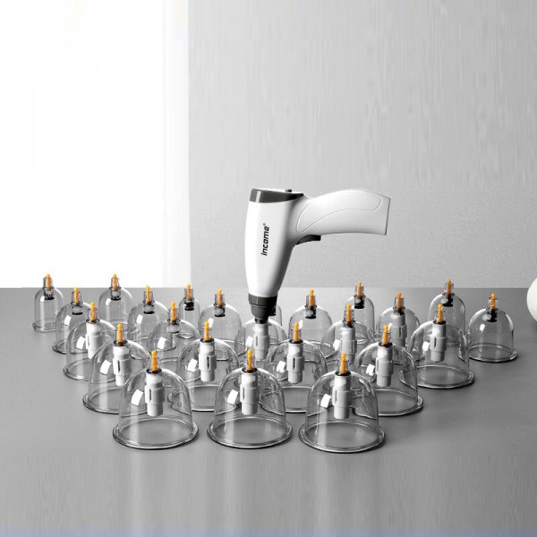 跨境锦康电动真空负压枪家用拔火罐刮痧仪抽气拔罐器套装厂家直供