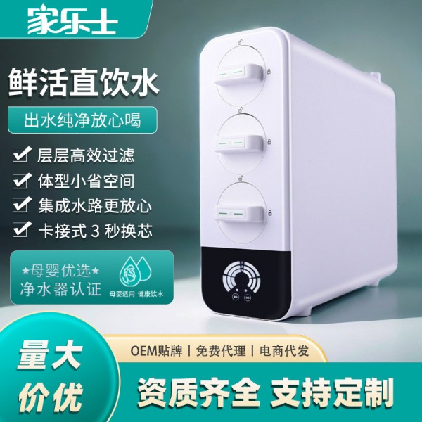 家乐士净水器家用厨下式自来水过滤直饮净水机RO反渗透纯水机净饮